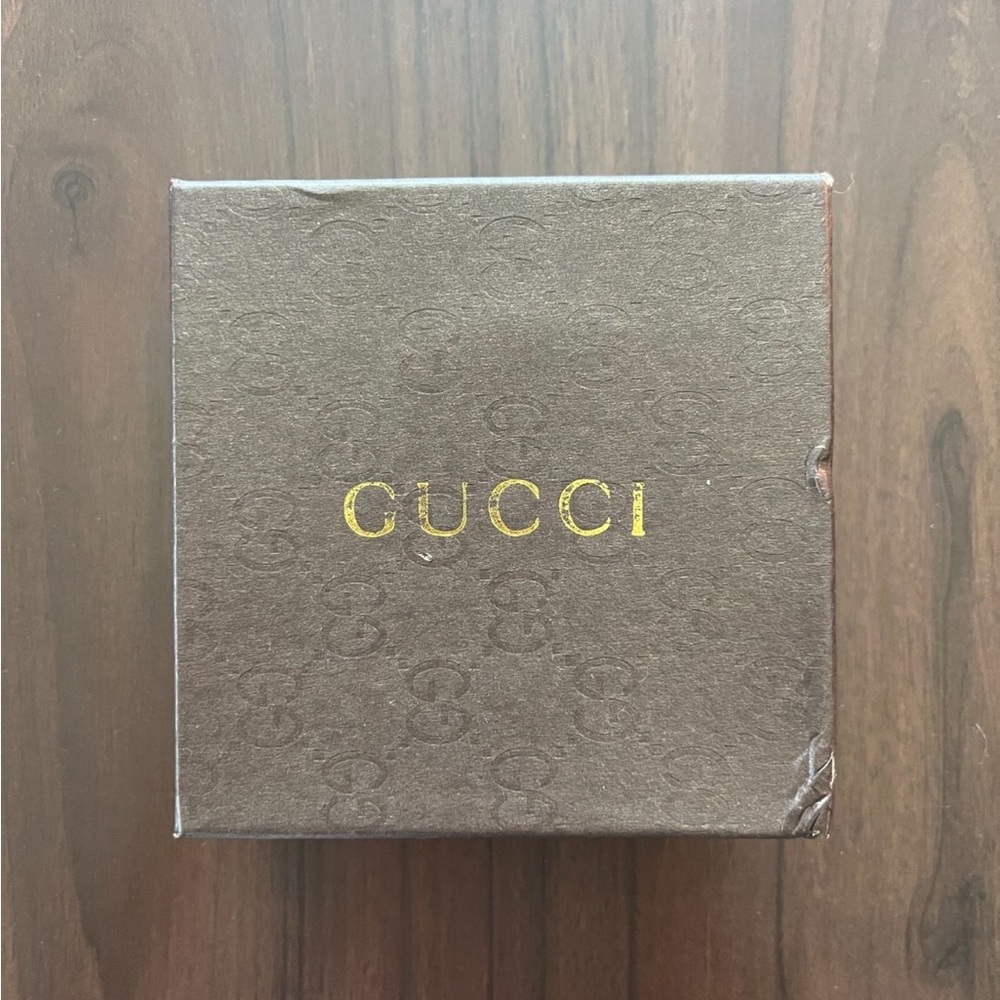 Gucci Black and Gold Marmont GG Belt - Picture 4 of 4